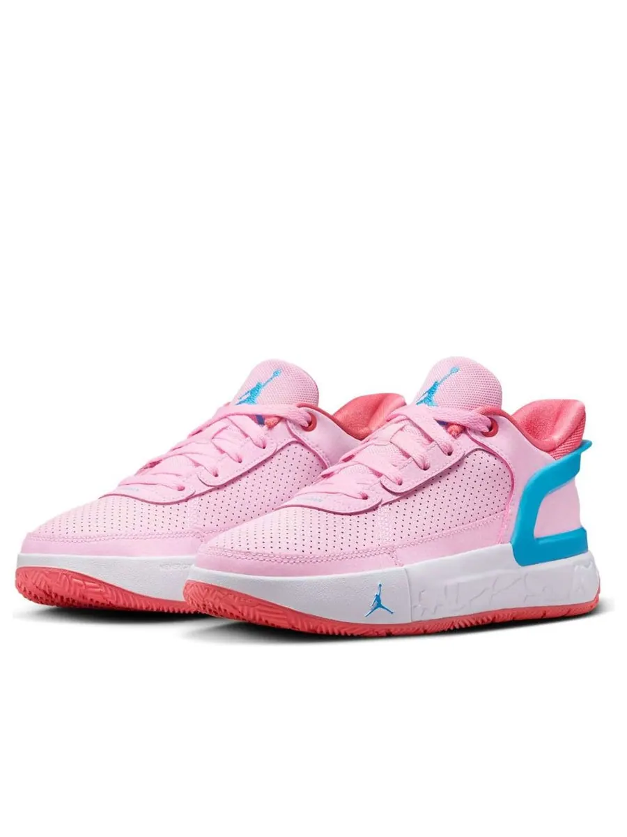 Кроссовки (GS) Air Jordan Day1 EO 'Pink Foam Blue Lightning' — изображение 3 из 6, розовый