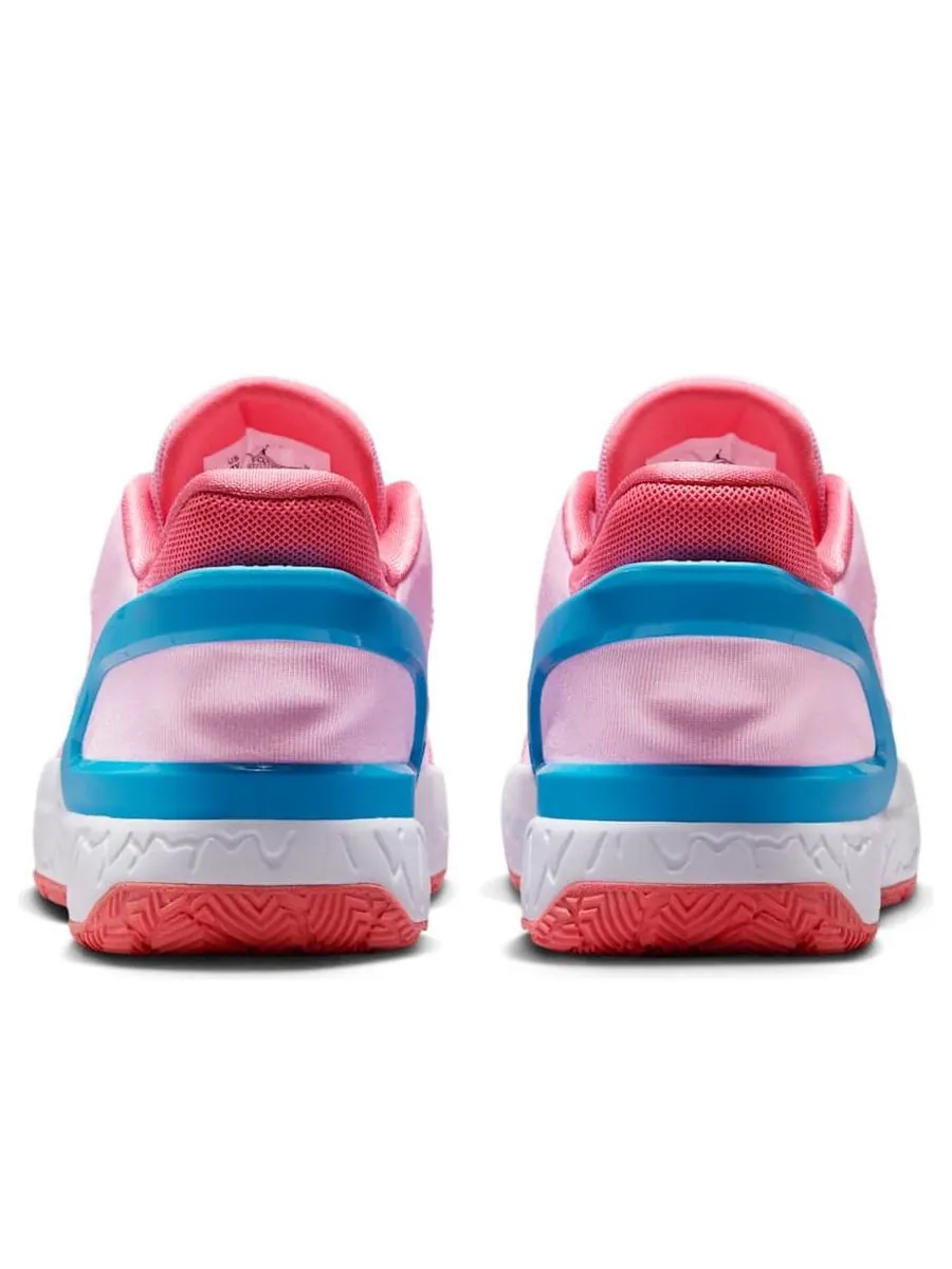 Кроссовки (GS) Air Jordan Day1 EO 'Pink Foam Blue Lightning' — изображение 5 из 6, розовый