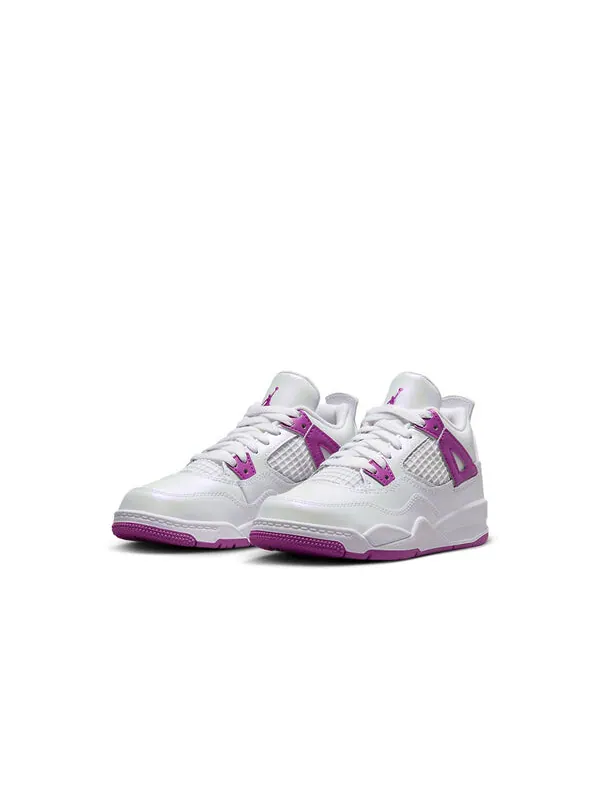 Кроссовки 4 ретро Air Jordan — изображение 2 из 4, белый/фиолетовый