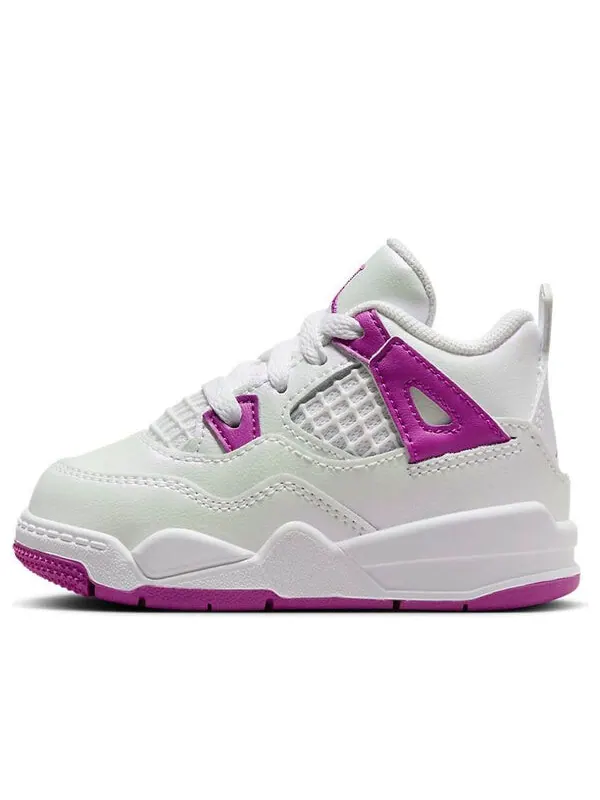Кроссовки 4 ретро Air Jordan — изображение 1 из 4, белый/фиолетовый