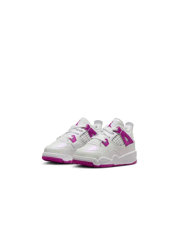 Кроссовки 4 ретро Air Jordan — изображение 2 из 4, белый/фиолетовый