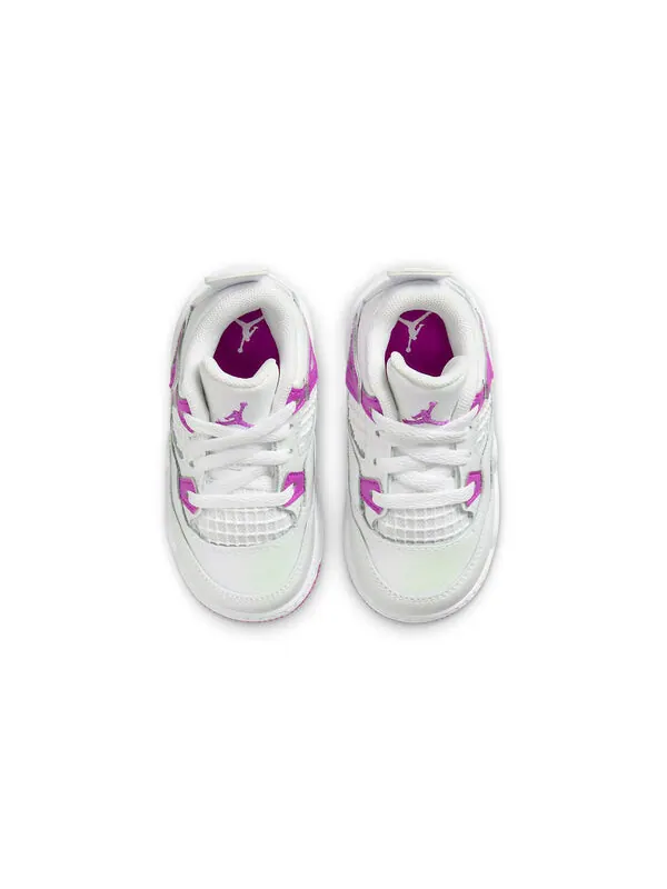 Кроссовки 4 ретро Air Jordan — изображение 3 из 4, белый/фиолетовый
