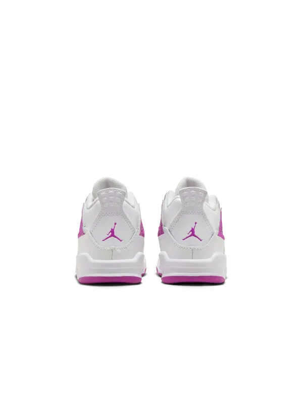 Кроссовки 4 ретро Air Jordan — изображение 4 из 4, белый/фиолетовый
