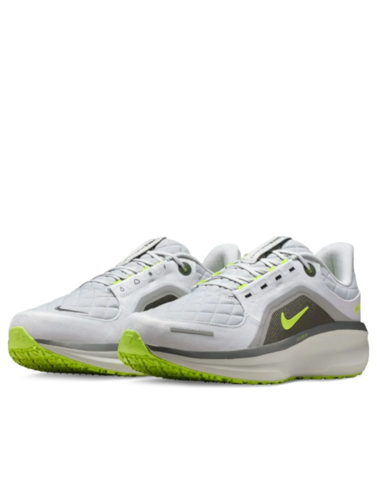 Кроссовки Nike Winflo 11 Gore-Tex 'Light Smoke Gray Bright Yellow' — изображение 3 из 5, серый