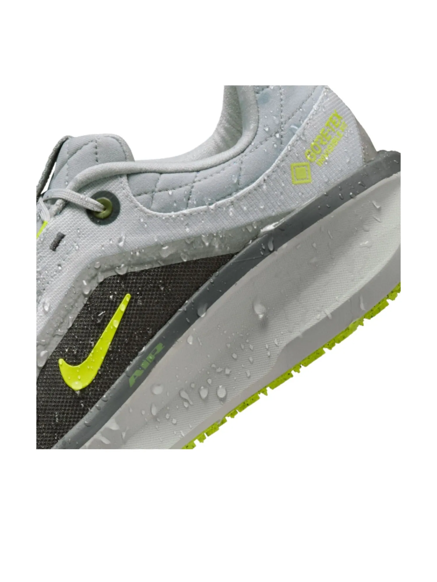 Кроссовки Nike Winflo 11 Gore-Tex 'Light Smoke Gray Bright Yellow' — изображение 5 из 5, серый