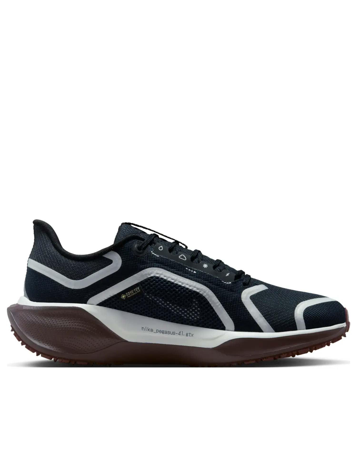 Кроссовки (WMNS) Nike Air Zoom Pegasus 41 Gore-Tex 'Black' — изображение 6 из 7, черный