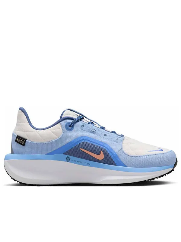 Кроссовки air winflo 11 gore-tex 'phantom football grey cobalt bliss' Nike — изображение 2 из 4, серый//металлик красный