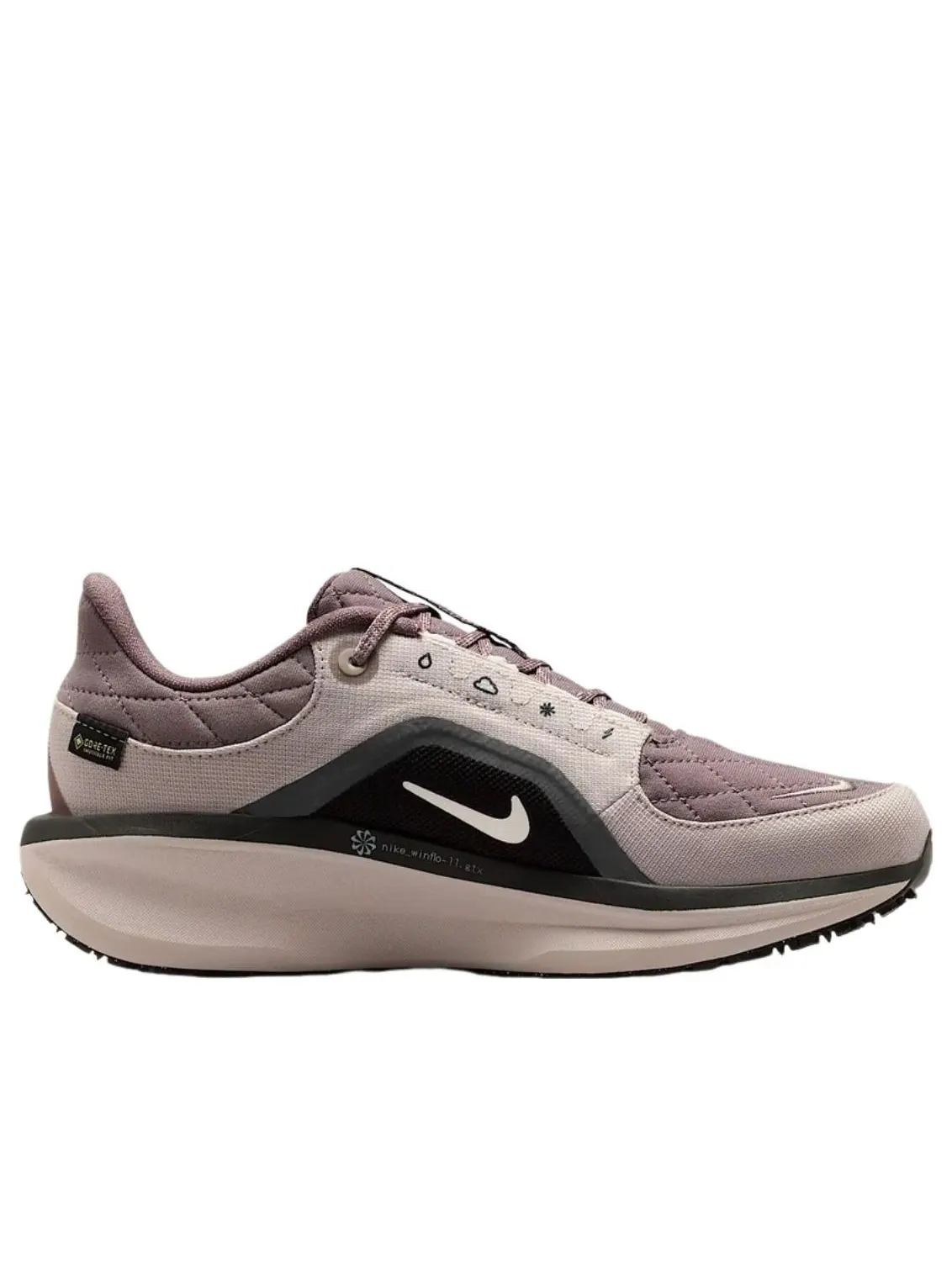 (WMNS) Nike Winflo 11 Gore Tex 'Purple Black' — изображение 2 из 5, фиолетовый/черный