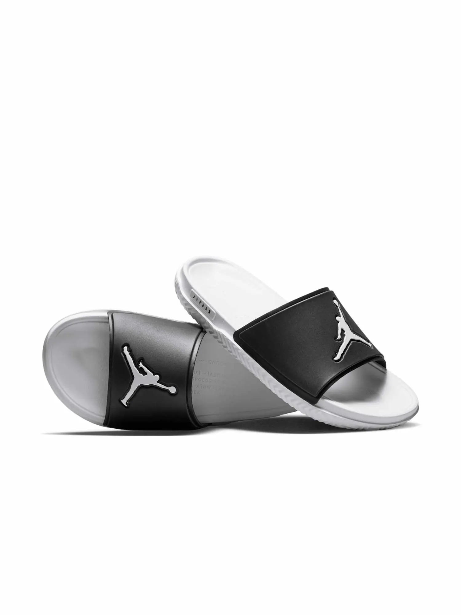 Шлепанцы Air Jordan Jumpman Slides 'White Black' — изображение 3 из 5, белый