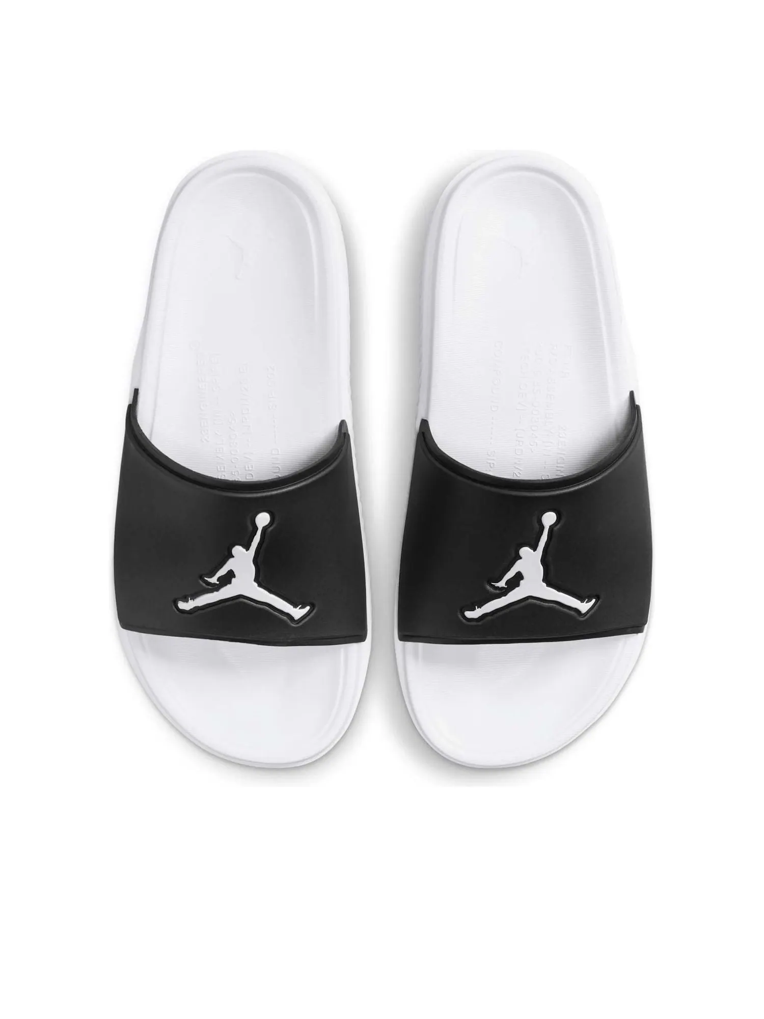 Шлепанцы Air Jordan Jumpman Slides 'White Black' — изображение 4 из 5, белый