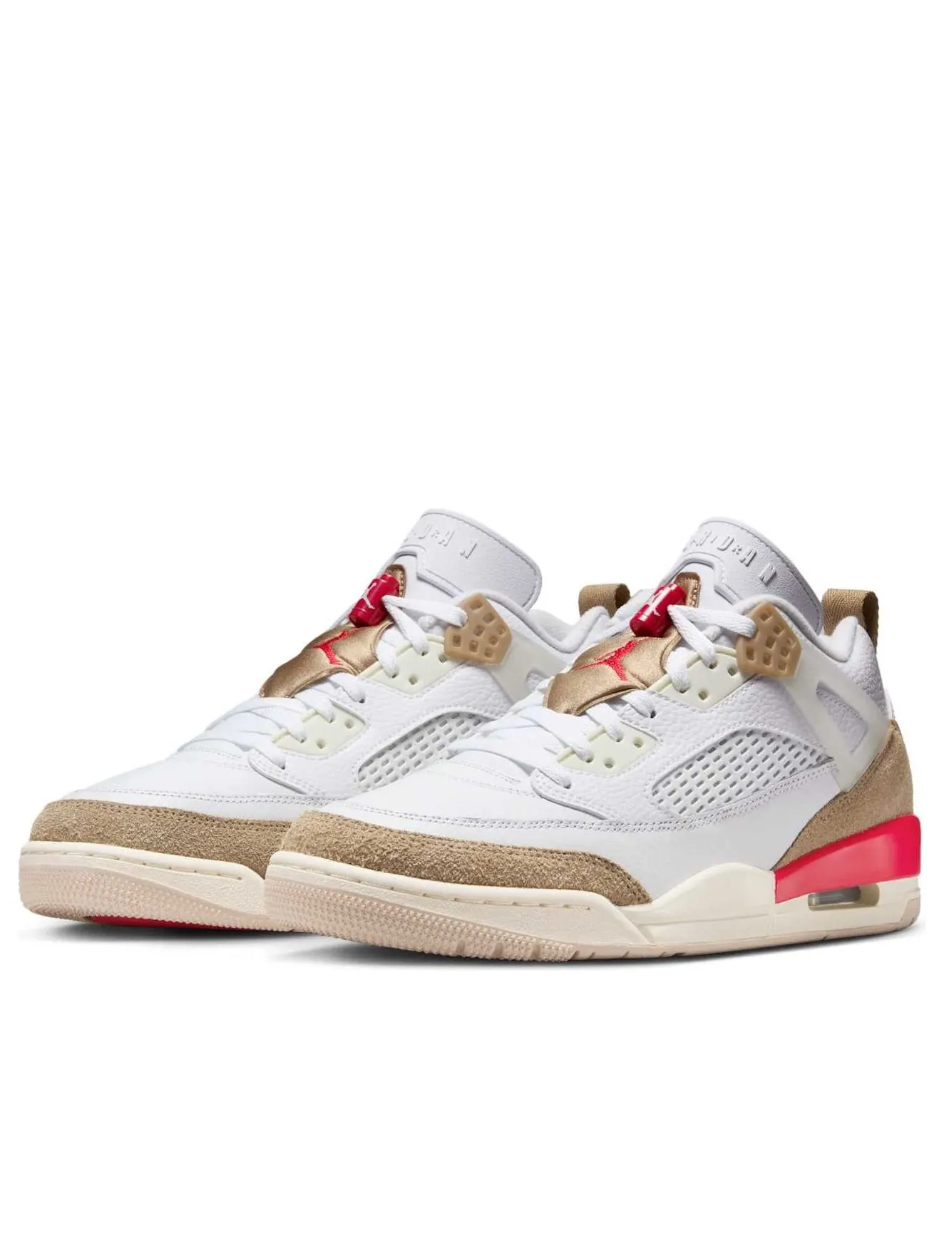 Кроссовки Air Jordan Spizike Low 'White Desert Camo' — изображение 4 из 6, белый