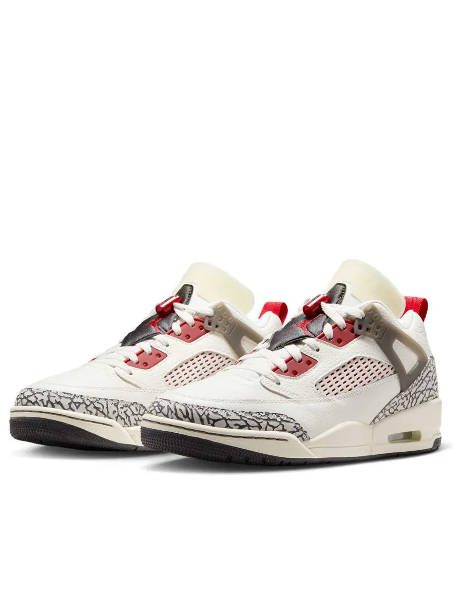 Кроссовки Air Jordan Spizike Low 'Sail Cement Varsity Red' — изображение 3 из 6, бежевый