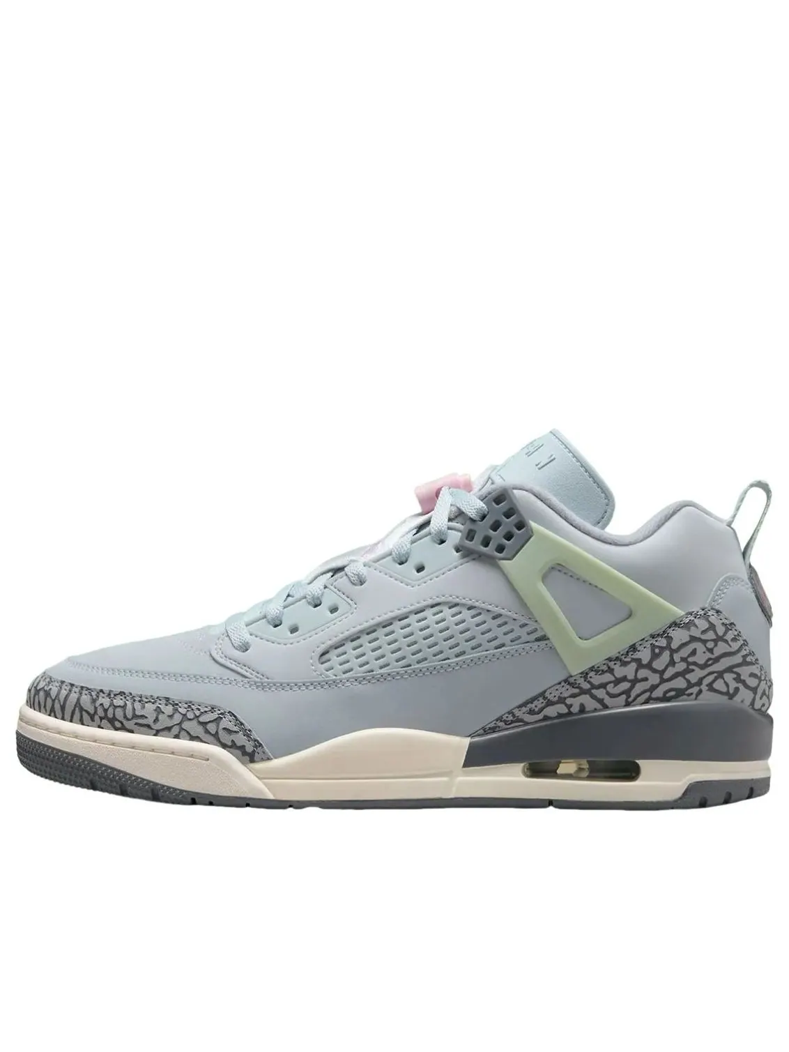 Air Jordan Spiz'ike Low 'Aura Wolf Grey' — изображение 1 из 5, серый/серый