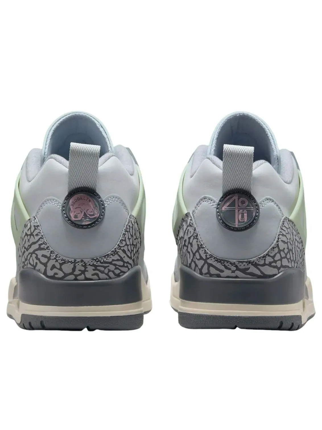 Air Jordan Spiz'ike Low 'Aura Wolf Grey' — изображение 3 из 5, серый/серый