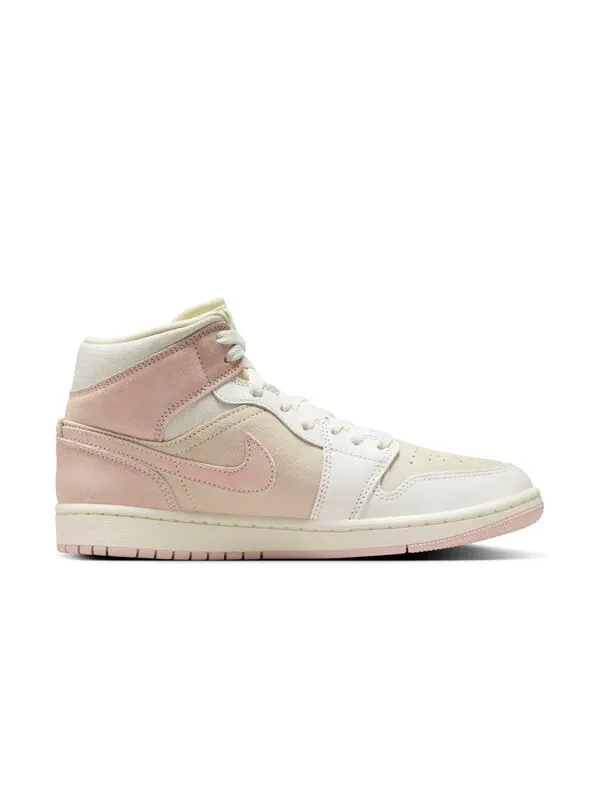 Кроссовки 1 mid se 'seersucker' Air Jordan — изображение 2 из 4, розовый