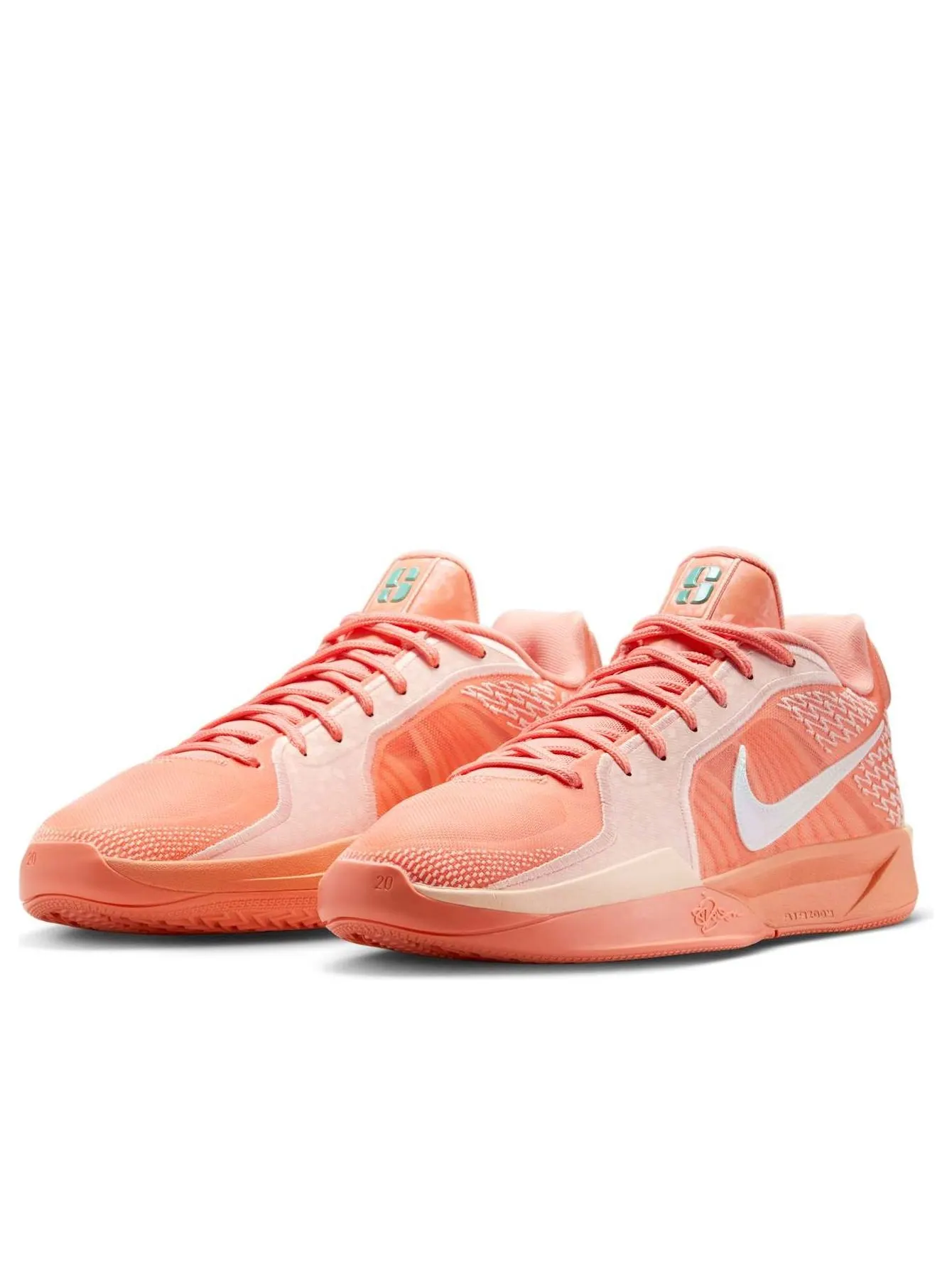Кроссовки (WMNS) Nike Sabrina 2 'Apricot Agate' — изображение 3 из 6, оранжевый