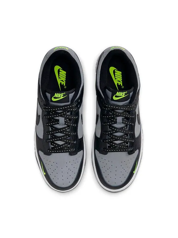 Кроссовки dunk low 'black grey green strike' Nike — изображение 3 из 4, черный/серый/зеленый