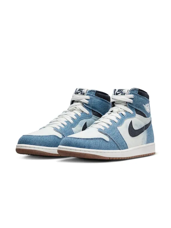 Кроссовки 1 ретро высокие og Air Jordan — изображение 2 из 4, белый//белый/коричневый