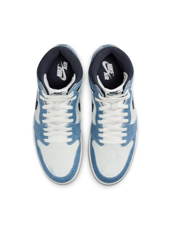 Кроссовки 1 ретро высокие og Air Jordan — изображение 3 из 4, белый//белый/коричневый