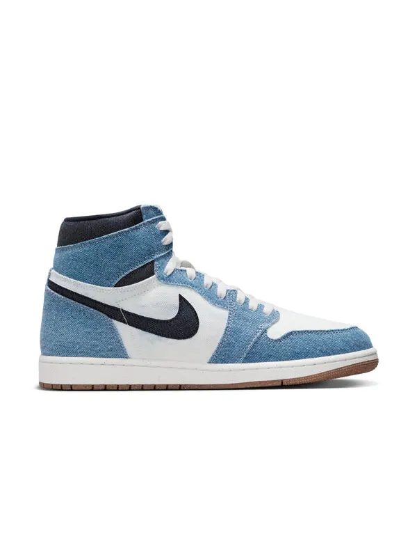 Кроссовки 1 ретро высокие og Air Jordan — изображение 4 из 4, белый//белый/коричневый