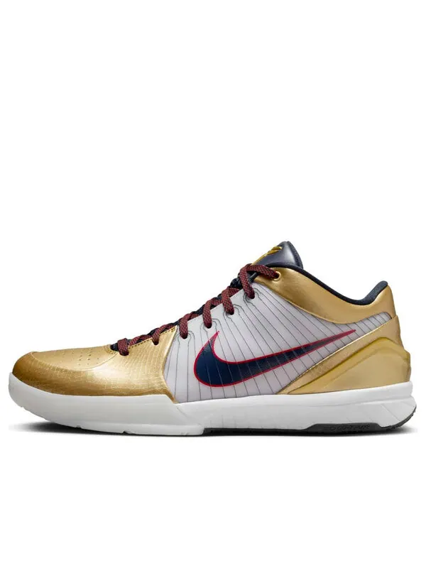 Кроссовки zoom kobe 4 protro Nike — изображение 1 из 4, золотистый/белый/черный