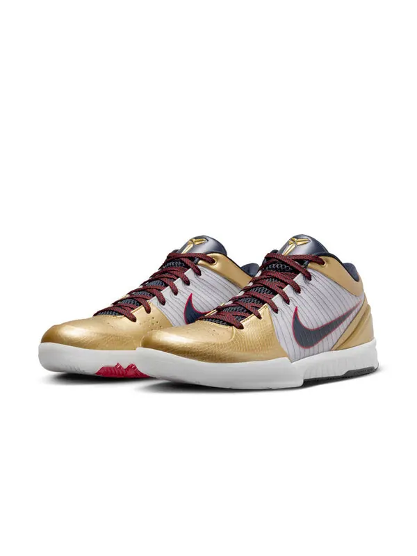 Кроссовки zoom kobe 4 protro Nike — изображение 2 из 4, золотистый/белый/черный