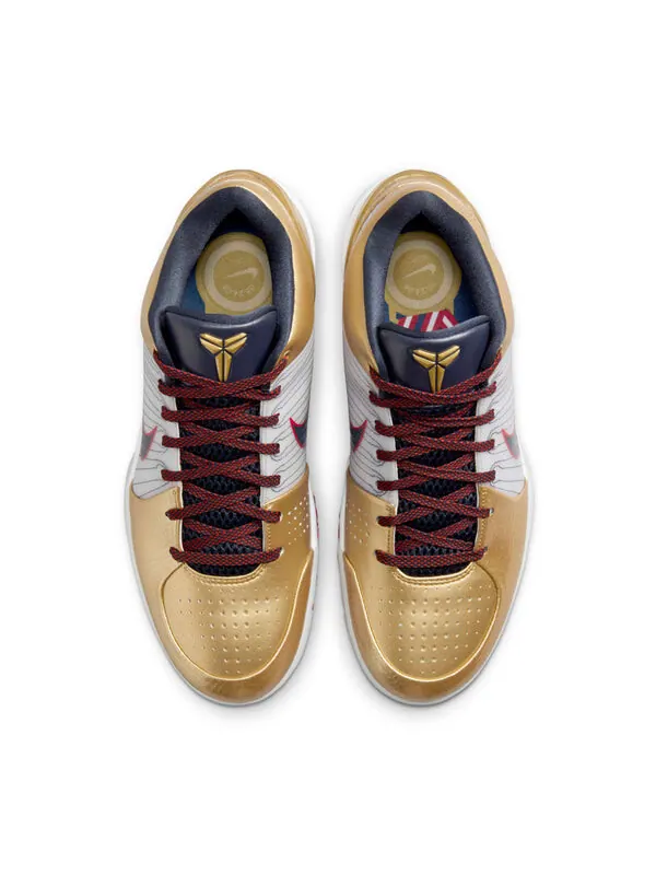 Кроссовки zoom kobe 4 protro Nike — изображение 3 из 4, золотистый/белый/черный