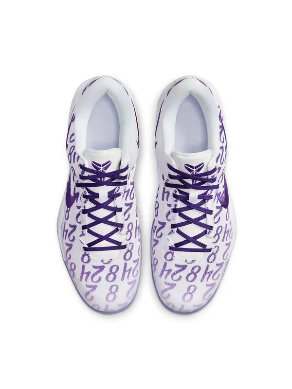 Кроссовки kobe 8 protro Nike — изображение 3 из 4, белый/фиолетовый