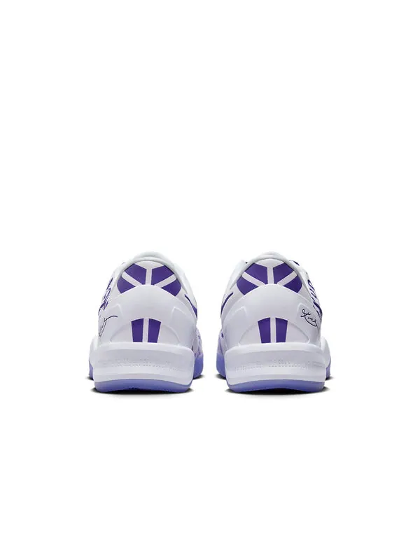 Кроссовки kobe 8 protro Nike — изображение 4 из 4, белый/фиолетовый