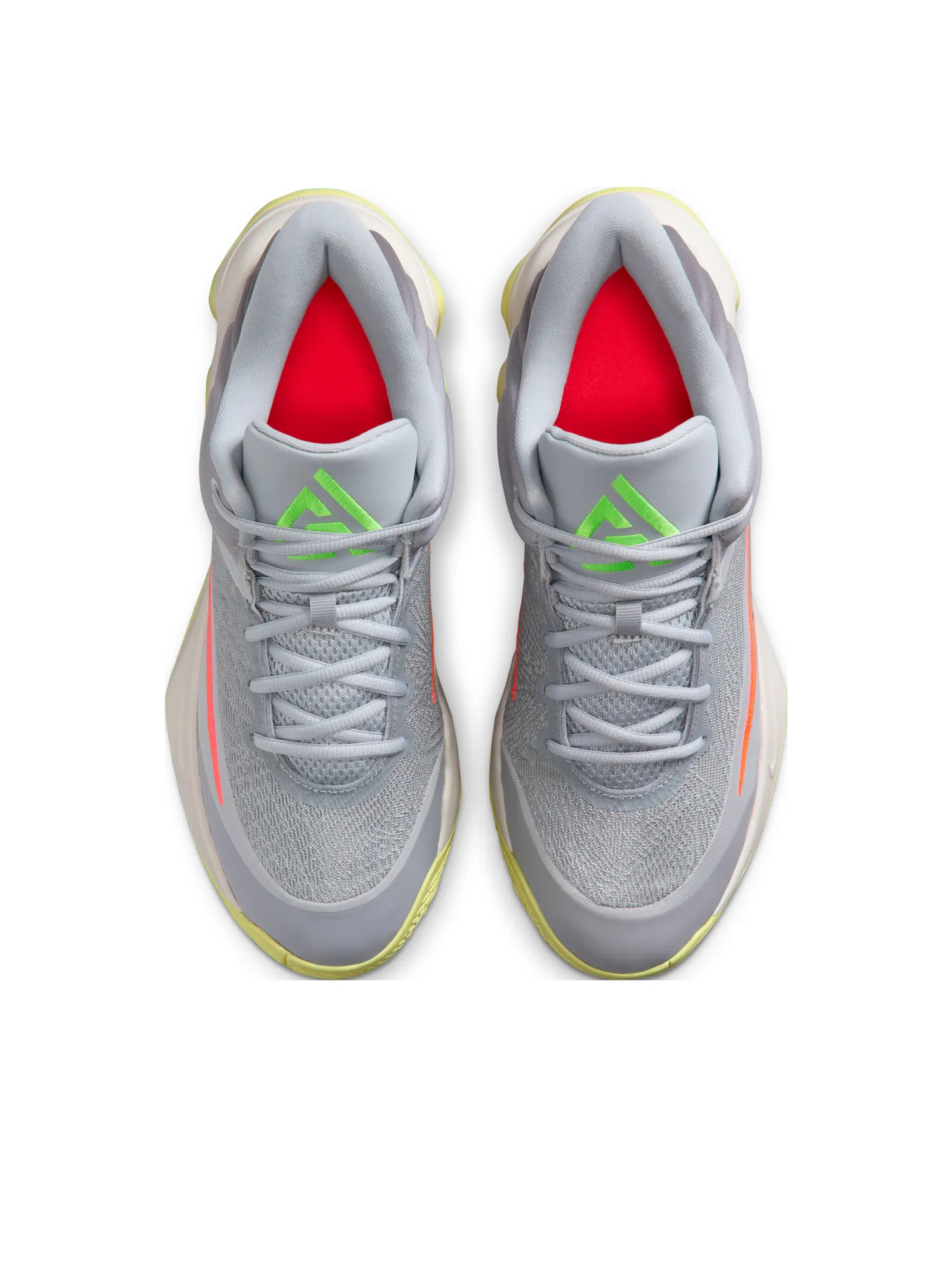 Кроссовки Nike Giannis Immortality 4 'Wolf Grey Luminous Green' — изображение 3 из 5