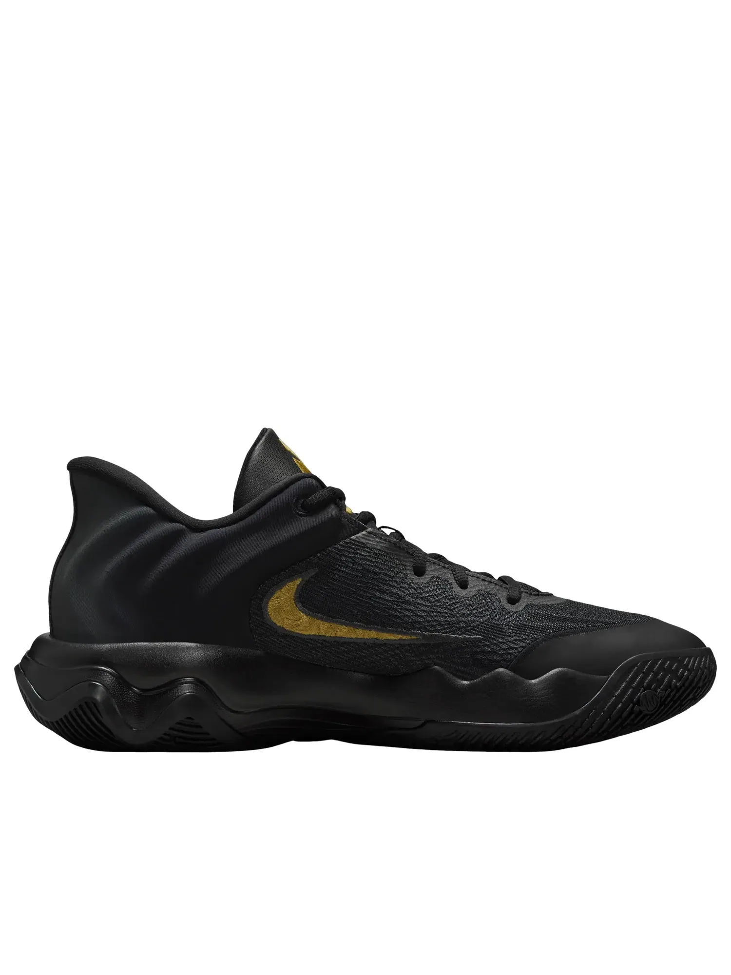 Кроссовки Nike Giannis Immortality 4 'Black Metallic Gold' FQ3680-010 — изображение 2 из 7, черный