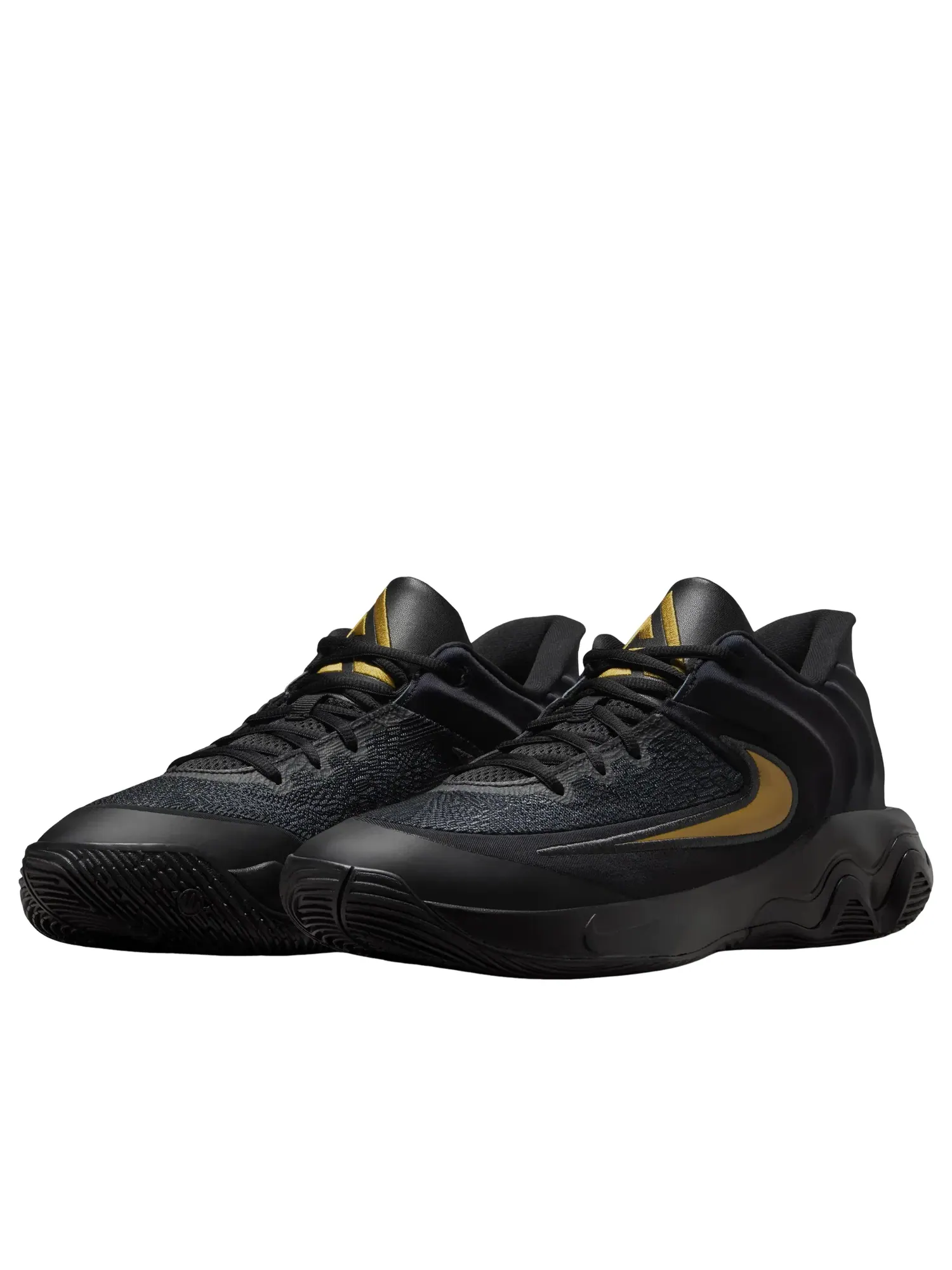 Кроссовки Nike Giannis Immortality 4 'Black Metallic Gold' FQ3680-010 — изображение 5 из 7, черный
