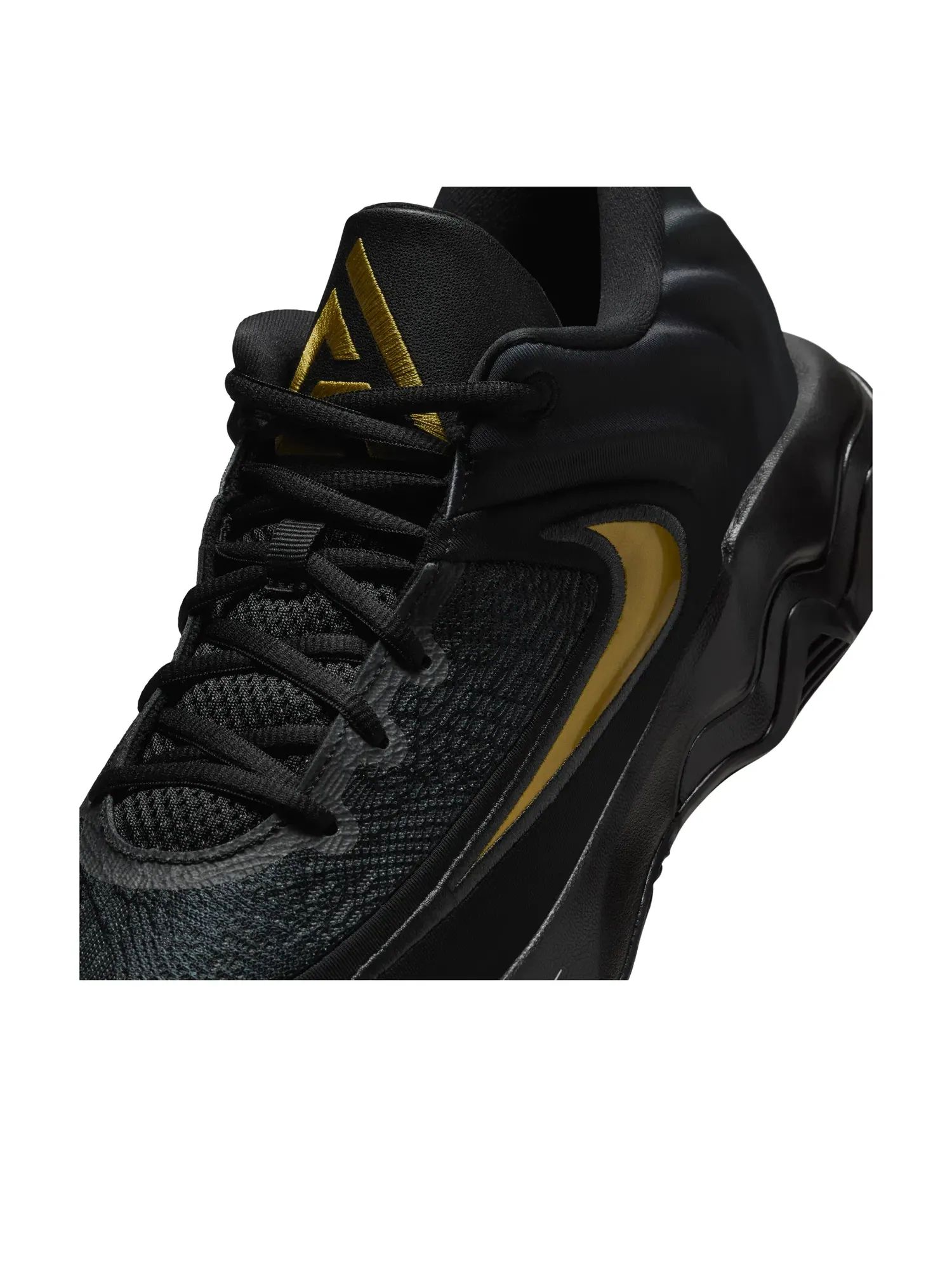Кроссовки Nike Giannis Immortality 4 'Black Metallic Gold' FQ3680-010 — изображение 6 из 7, черный