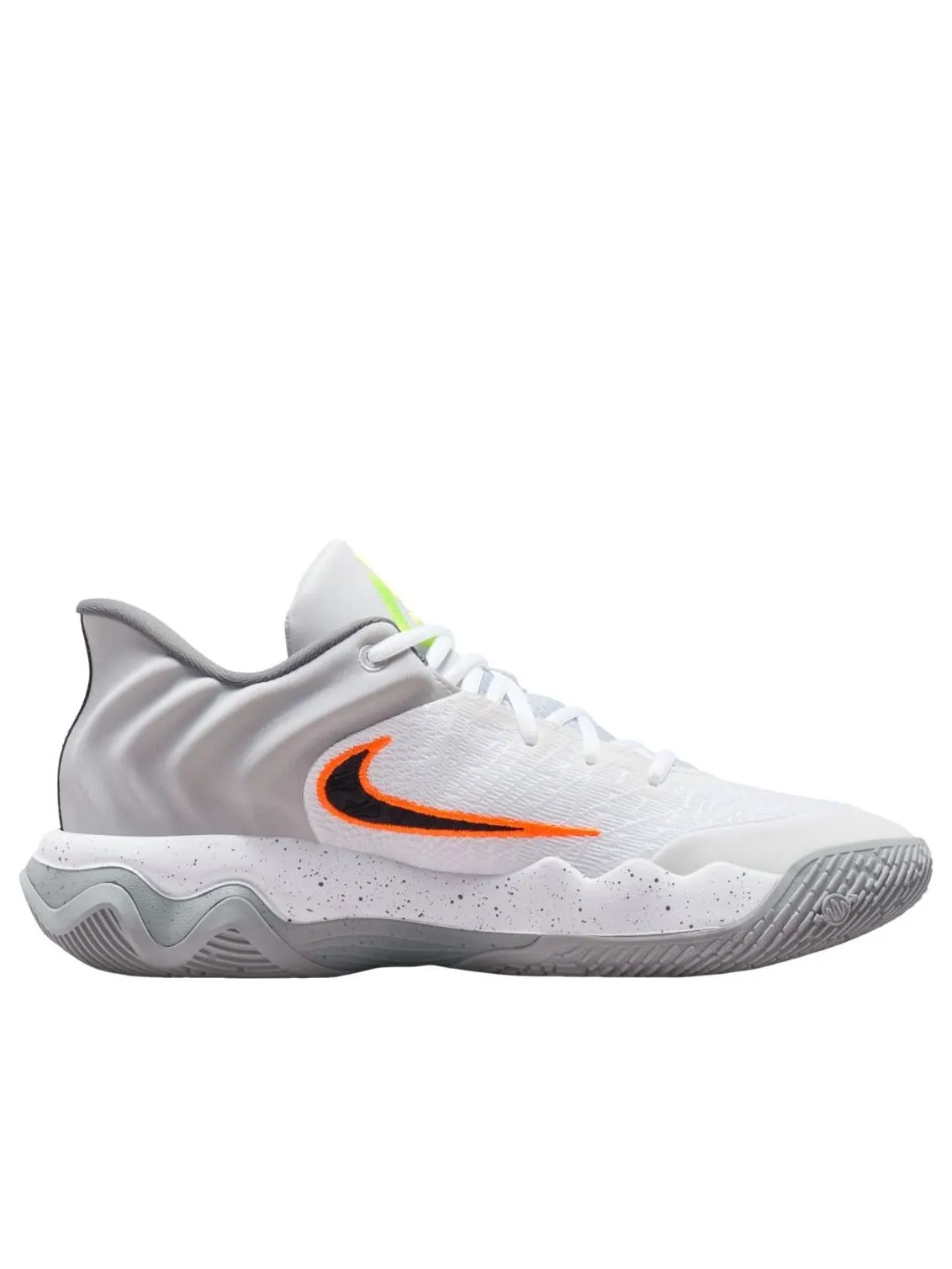 Кроссовки Nike Giannis Immortality 4 'White Volt Wolf Grey Black' — изображение 2 из 7, белый//серый/черный