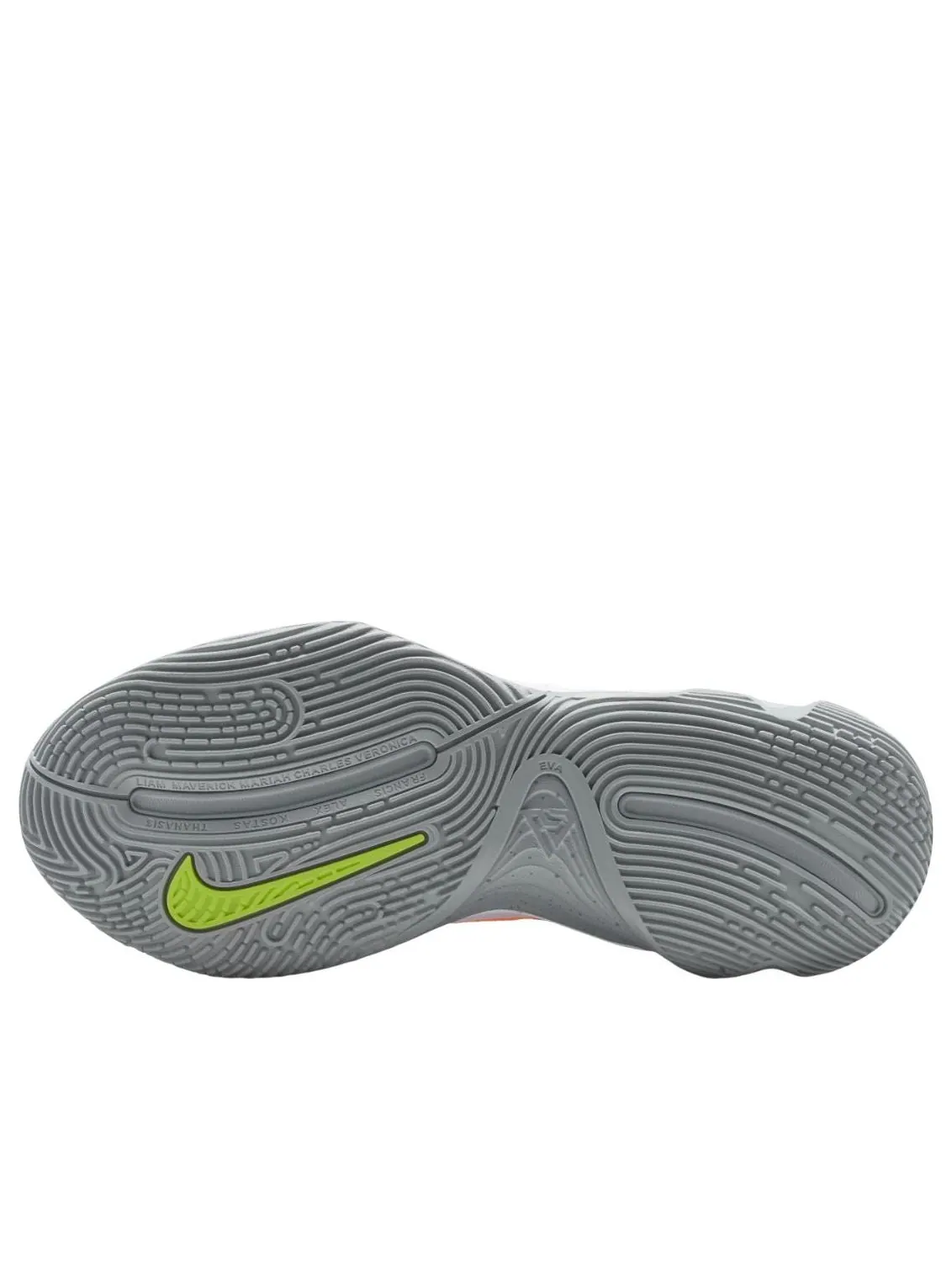 Кроссовки Nike Giannis Immortality 4 'White Volt Wolf Grey Black' — изображение 5 из 7, белый//серый/черный