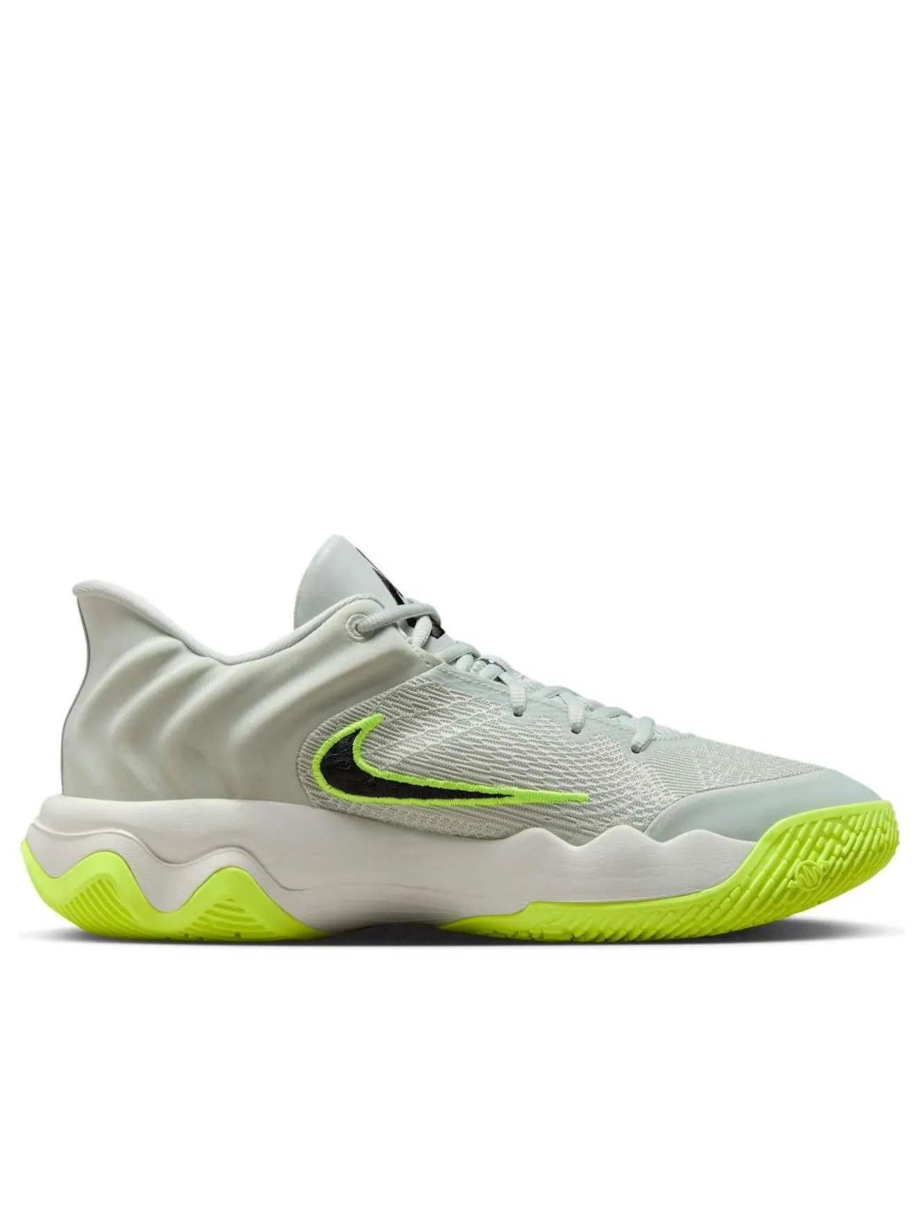 Кроссовки Nike Giannis Immortality 4 EP 'Light Silver Volt' — изображение 6 из 6, серебряный