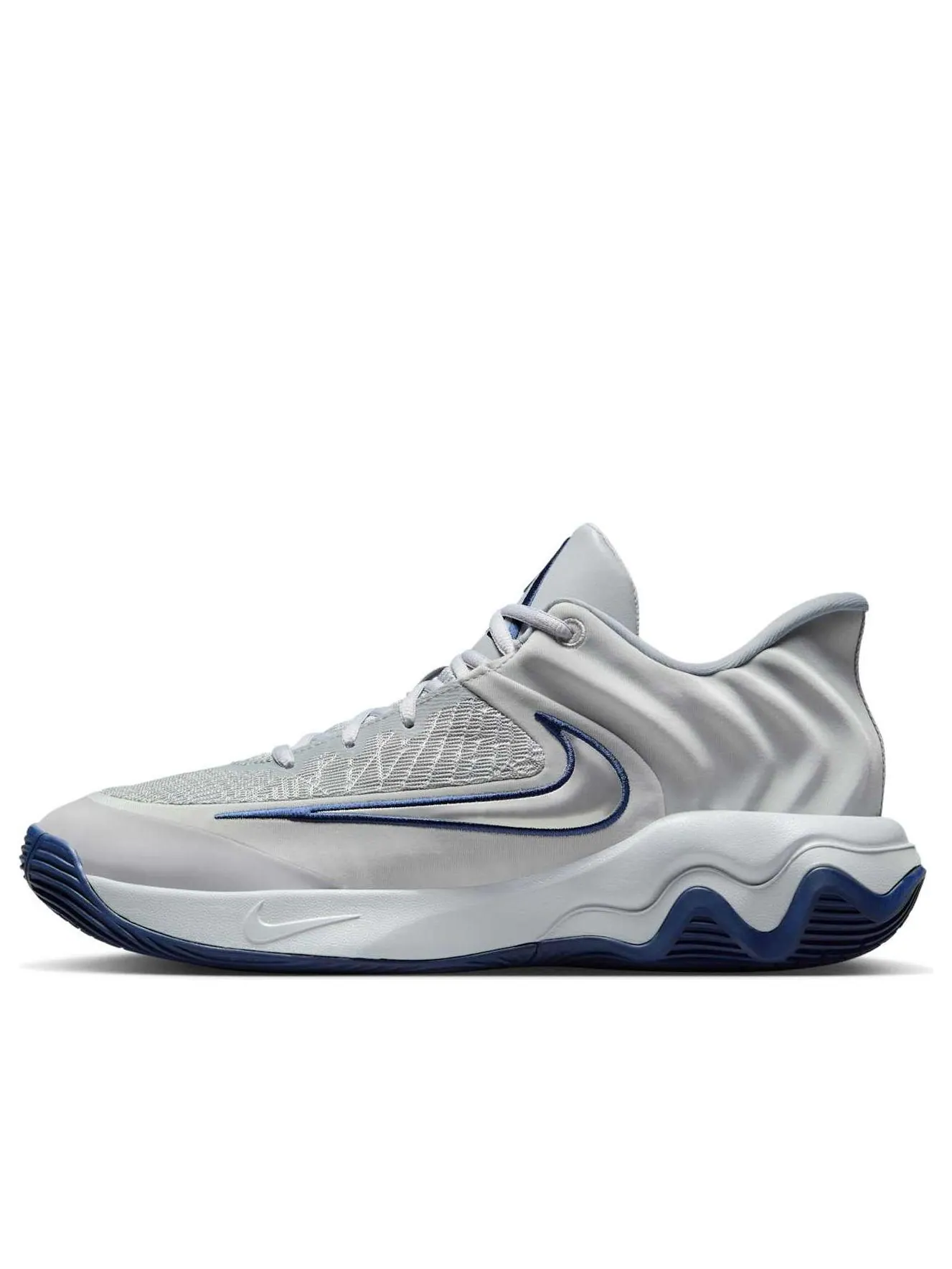 Кроссовки Nike Giannis Immortality 4 EP 'Wolf Grey Midnight Navy' — изображение 1 из 6, серый