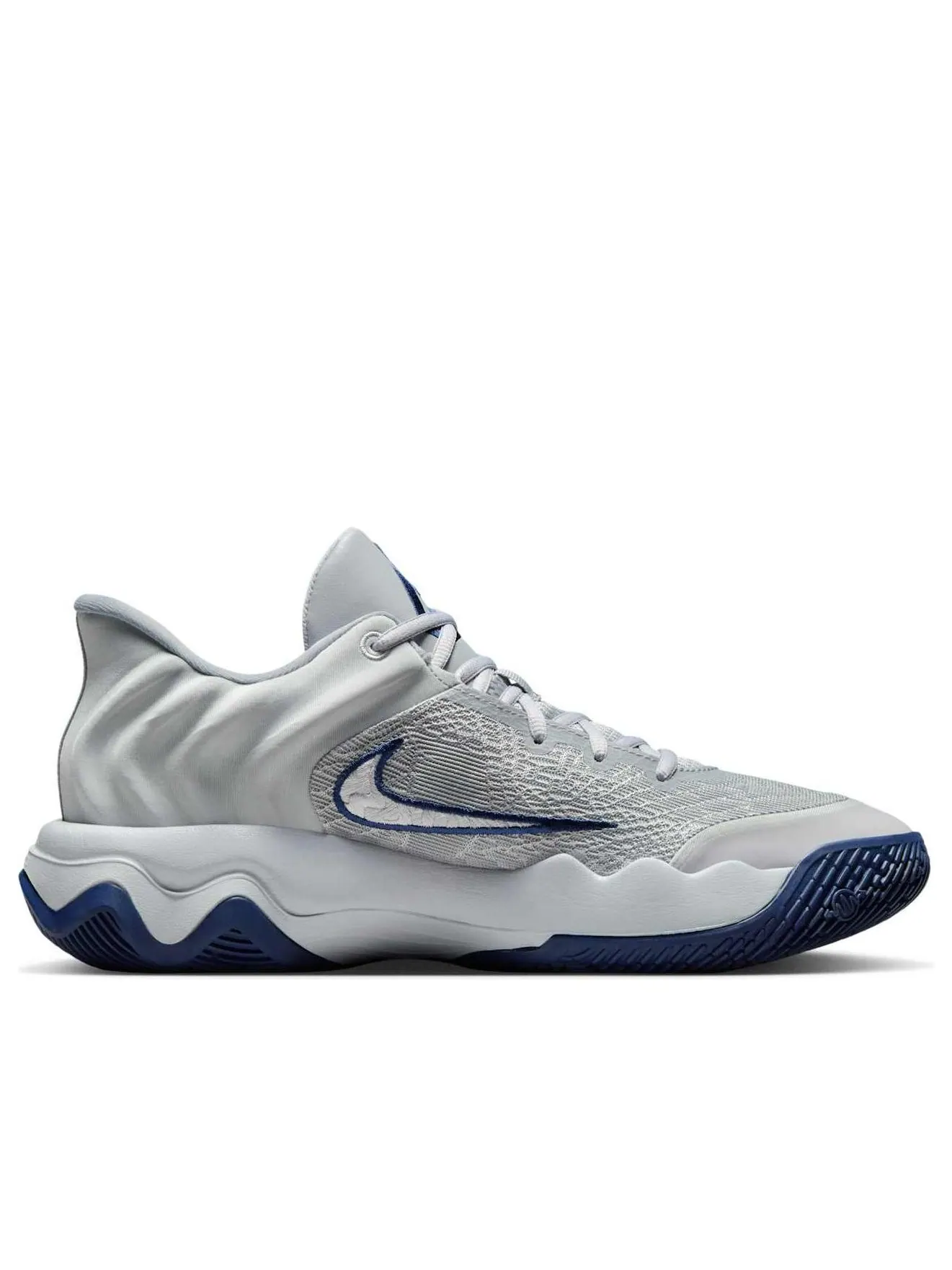 Кроссовки Nike Giannis Immortality 4 EP 'Wolf Grey Midnight Navy' — изображение 2 из 6, серый