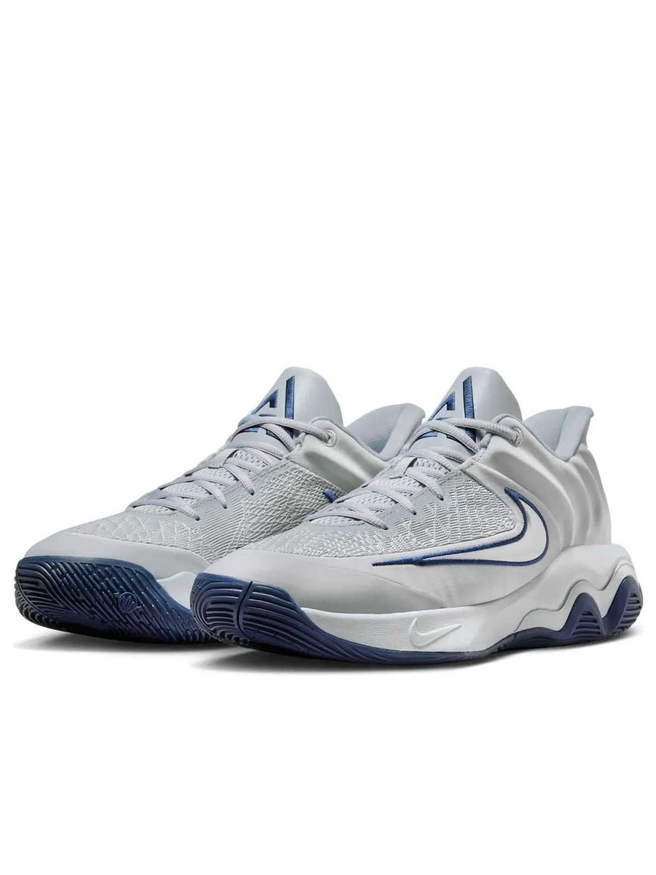 Кроссовки Nike Giannis Immortality 4 EP 'Wolf Grey Midnight Navy' — изображение 3 из 6, серый