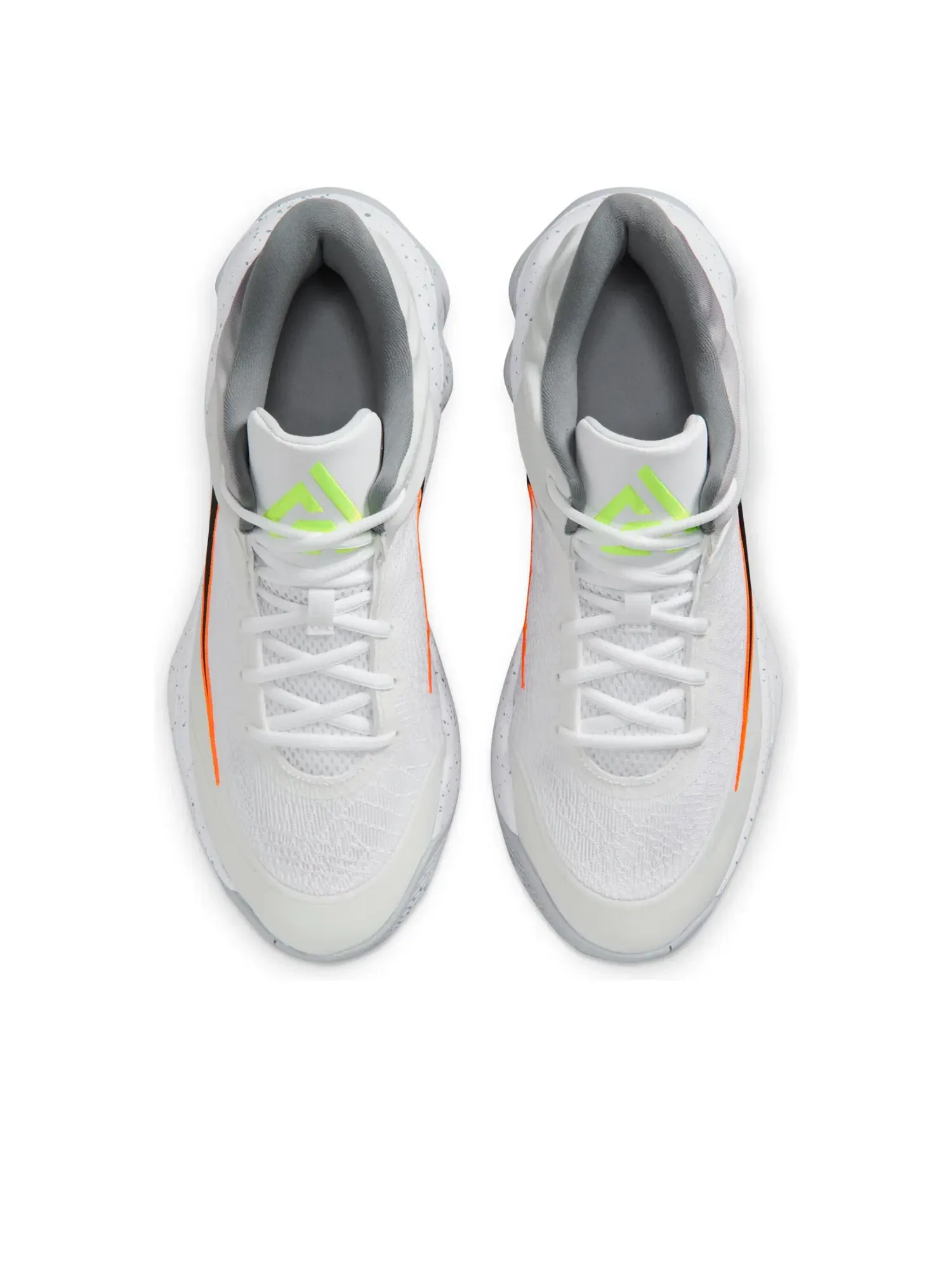 Кроссовки Nike Giannis Immortality 4 EP 'White Fluorescent Yellow Wolf Gray Black' FQ3681-102 — изображение 2 из 6, белый