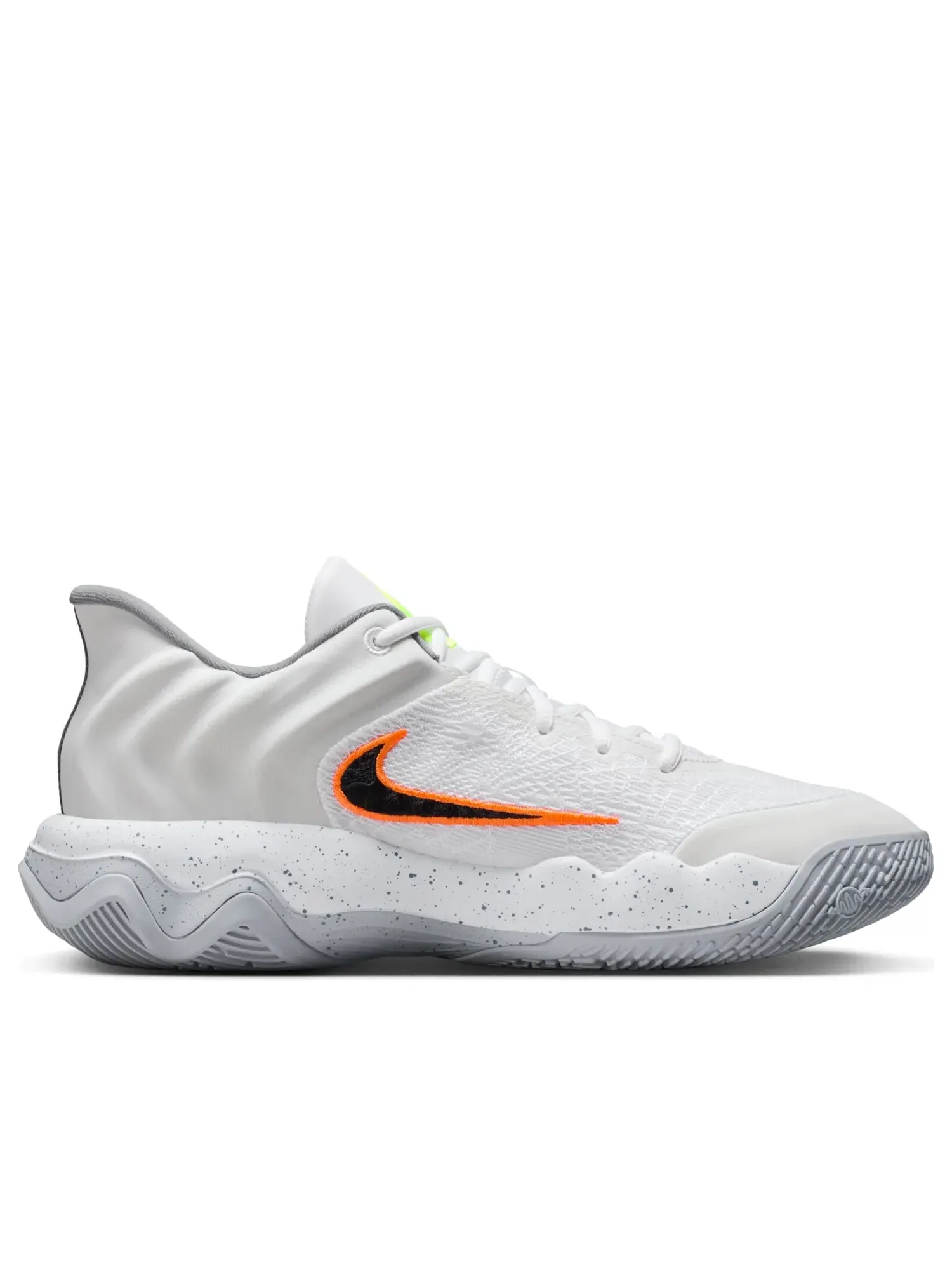 Кроссовки Nike Giannis Immortality 4 EP 'White Fluorescent Yellow Wolf Gray Black' FQ3681-102 — изображение 6 из 6, белый