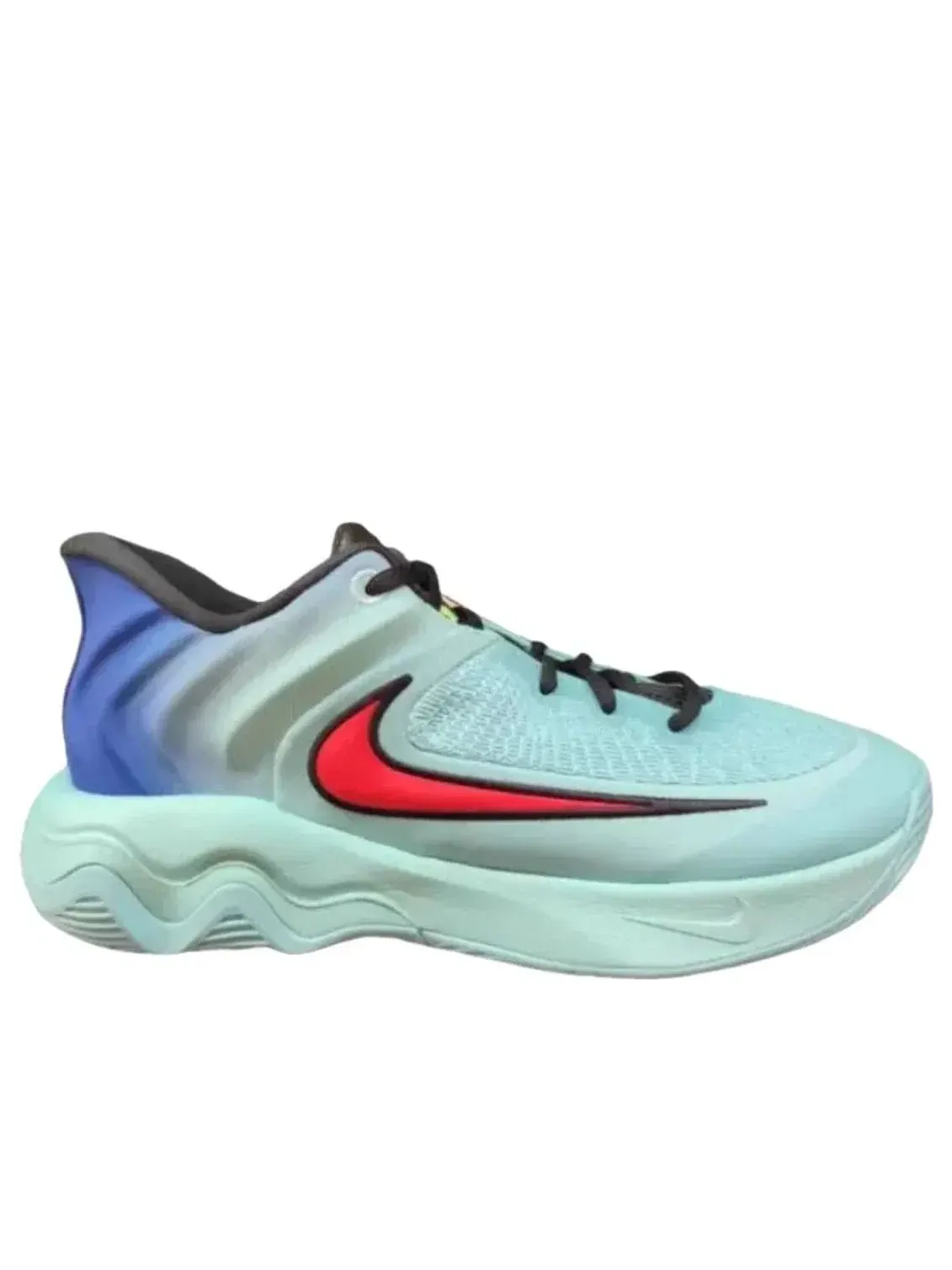 Кроссовки Nike Giannis Immortality 4 EP Reverse Swoosh 'Green Blue' FQ3681-403 — изображение 2 из 2, зеленый