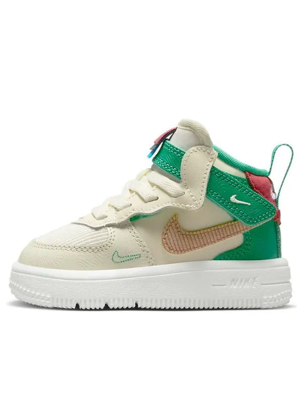 Кроссовки air force 1 mid easyon se 'coconut milk stadium green' Nike — изображение 1 из 4, розовый/зеленый