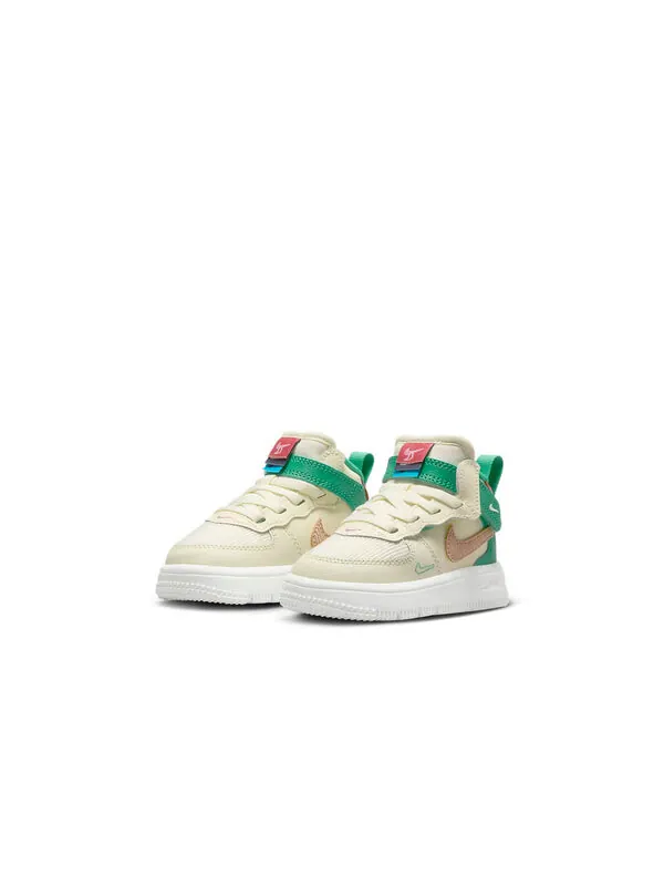 Кроссовки air force 1 mid easyon se 'coconut milk stadium green' Nike — изображение 3 из 4, розовый/зеленый