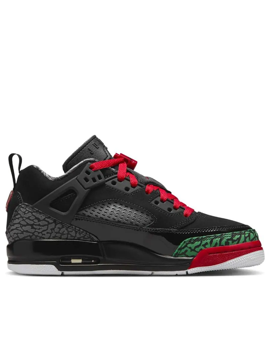 Кроссовки (GS) Air Jordan Spizike Low 'Black Classic Green Red' — изображение 2 из 6, черный