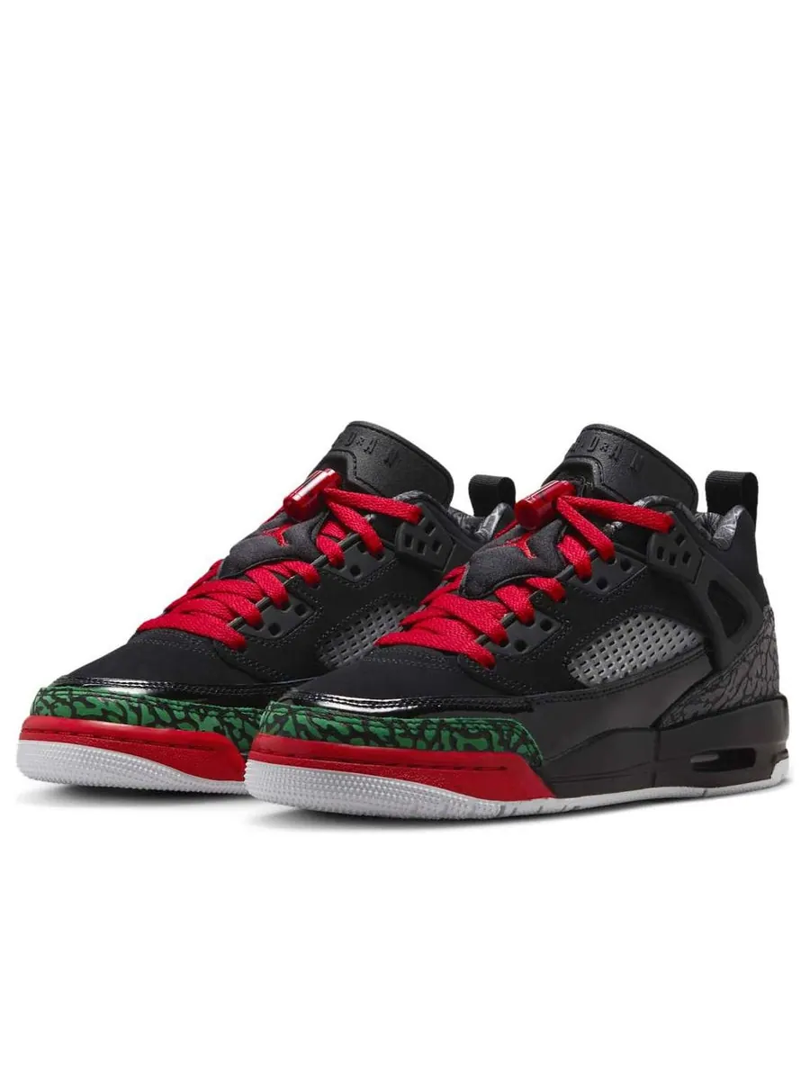 Кроссовки (GS) Air Jordan Spizike Low 'Black Classic Green Red' — изображение 3 из 6, черный