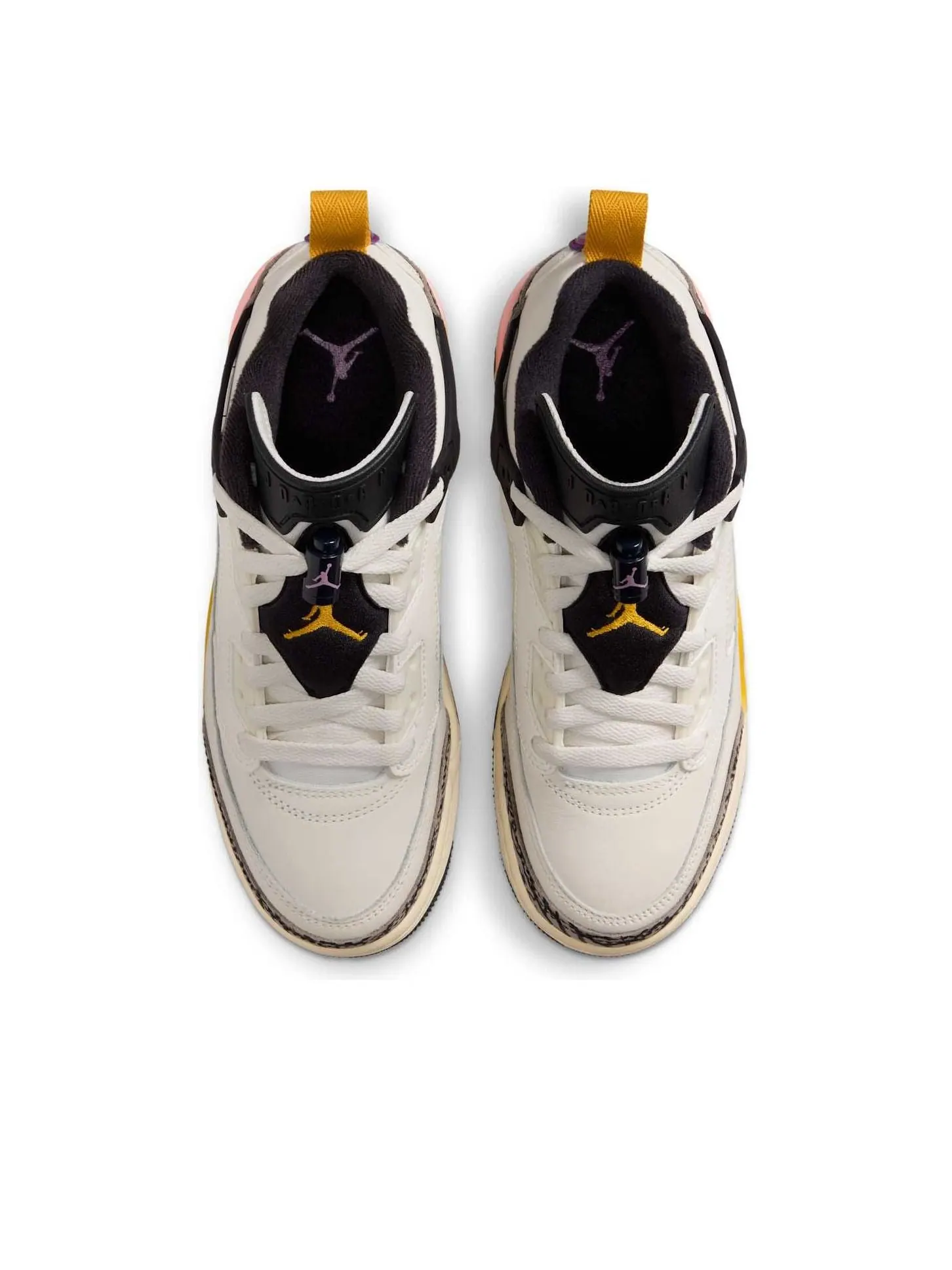 Кроссовки (GS) Air Jordan Spizike Low 'Sail Dark Sulphur' — изображение 2 из 6, белый