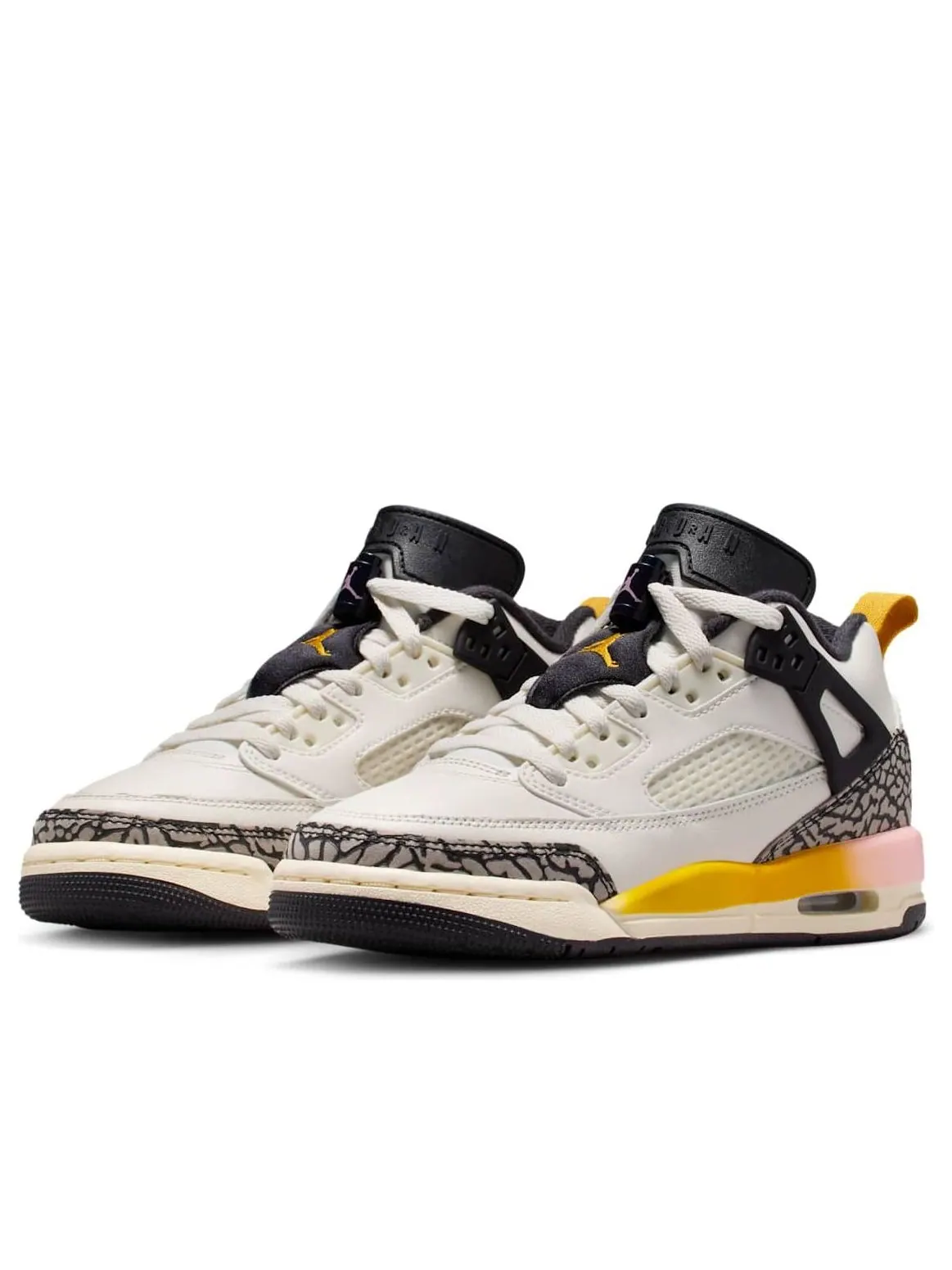 Кроссовки (GS) Air Jordan Spizike Low 'Sail Dark Sulphur' — изображение 4 из 6, белый