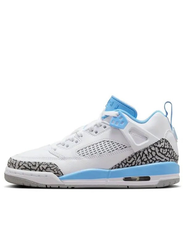 Кроссовки spizike low 'unc' Air Jordan — изображение 1 из 4, белый/синий/серый