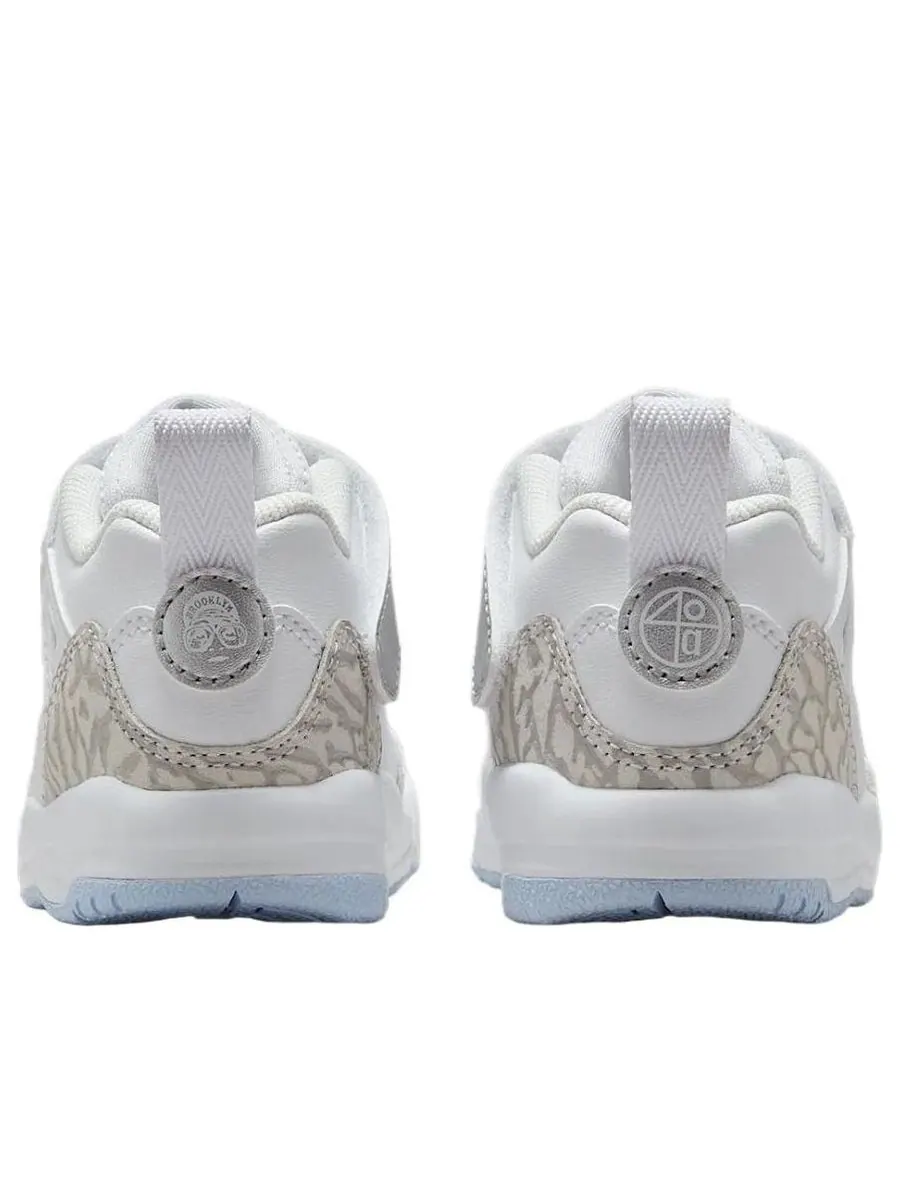 Кроссовки (TD) Air Jordan Spizike Low 'White Metallic Silver' — изображение 4 из 5, белый